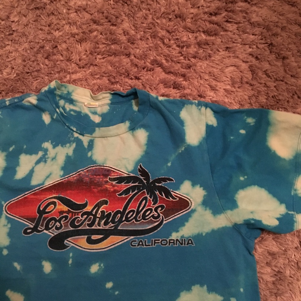 bleached los angeles california t shirt